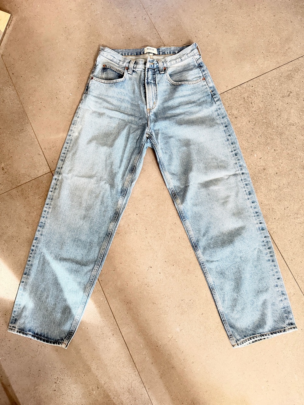 Women’s AGOLDE 90s Pinch Waist Long Jean in Stage